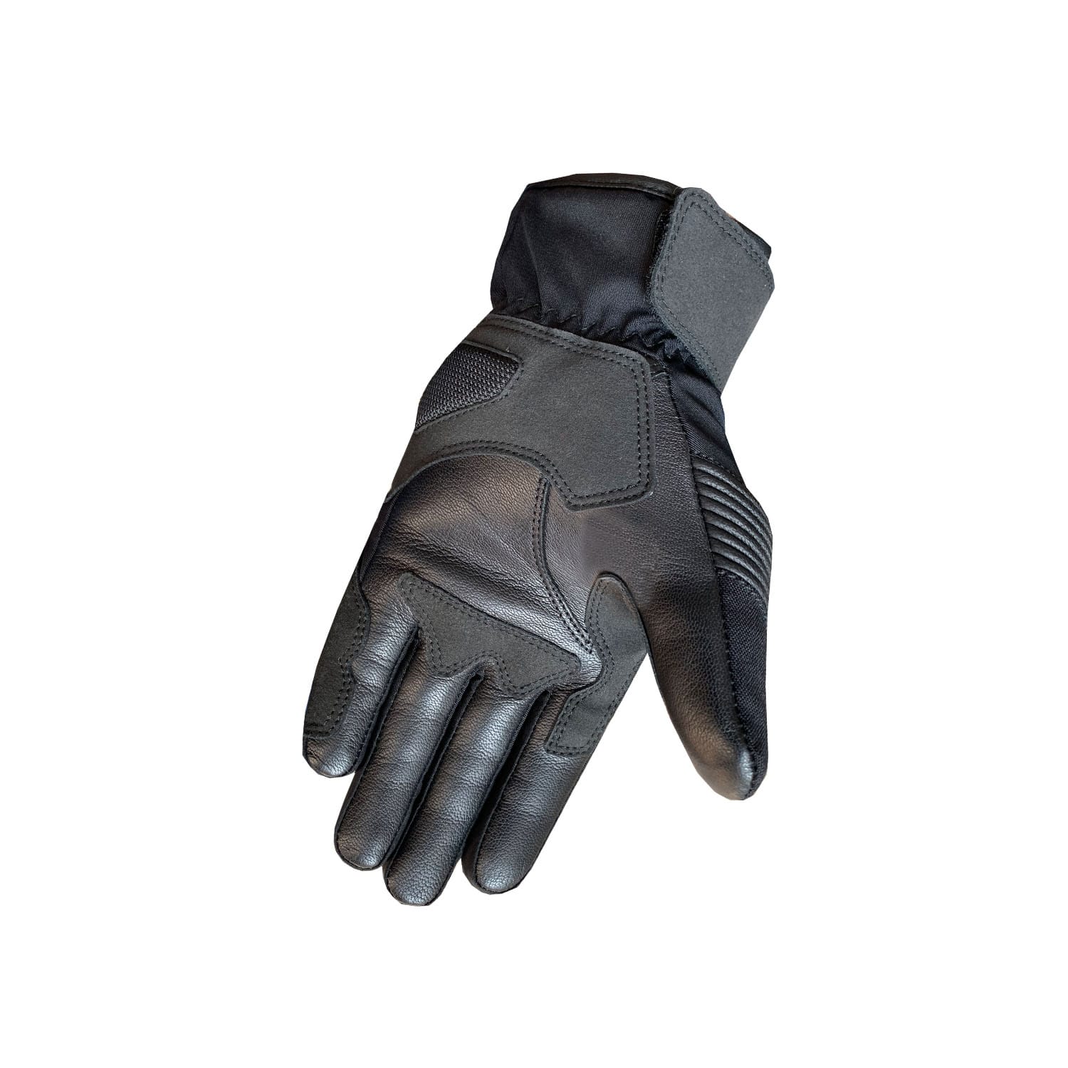 Welfit Motorbike Black Leather Gloves - Image 2