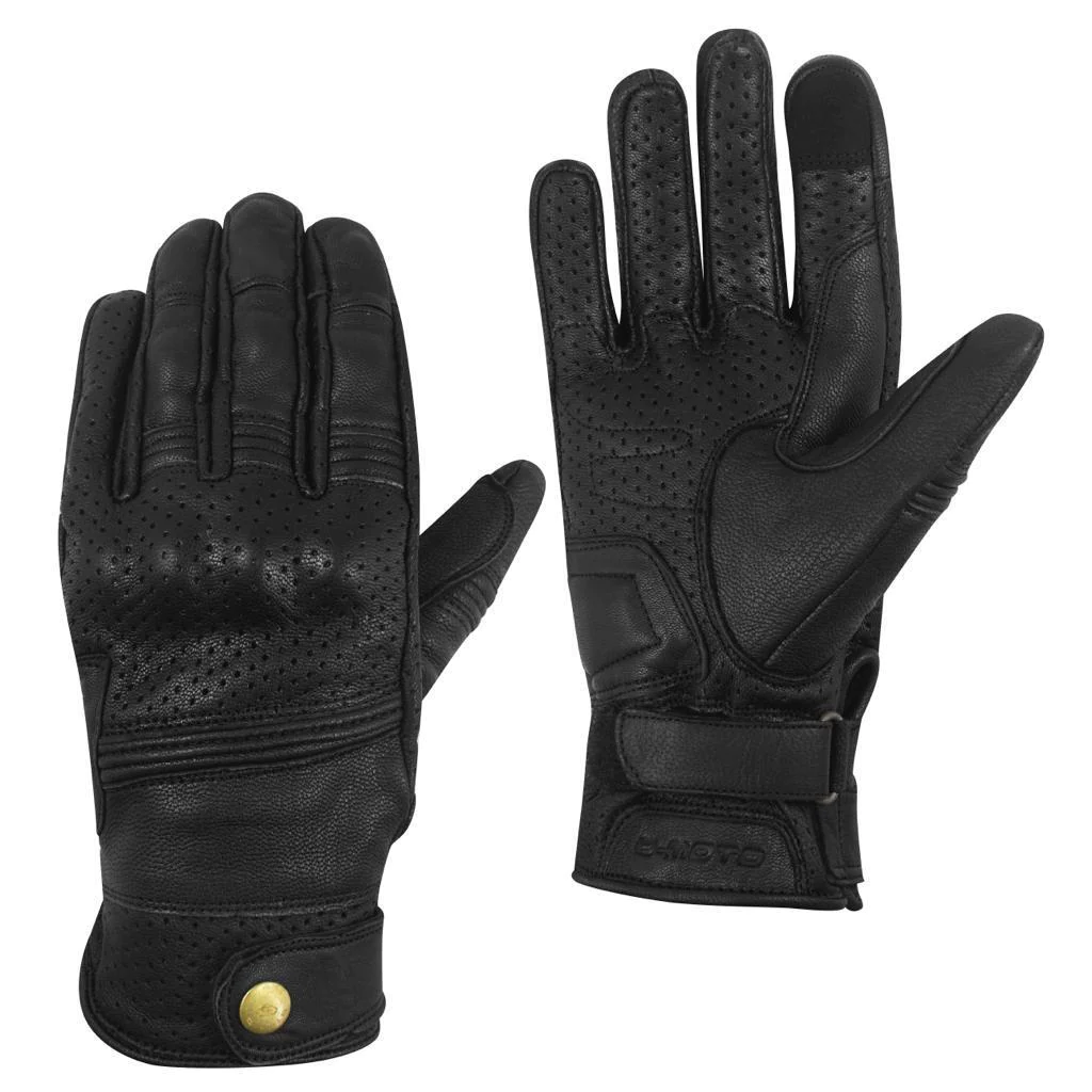 Welfit Summer Leather Motorbike Gloves - Image 8