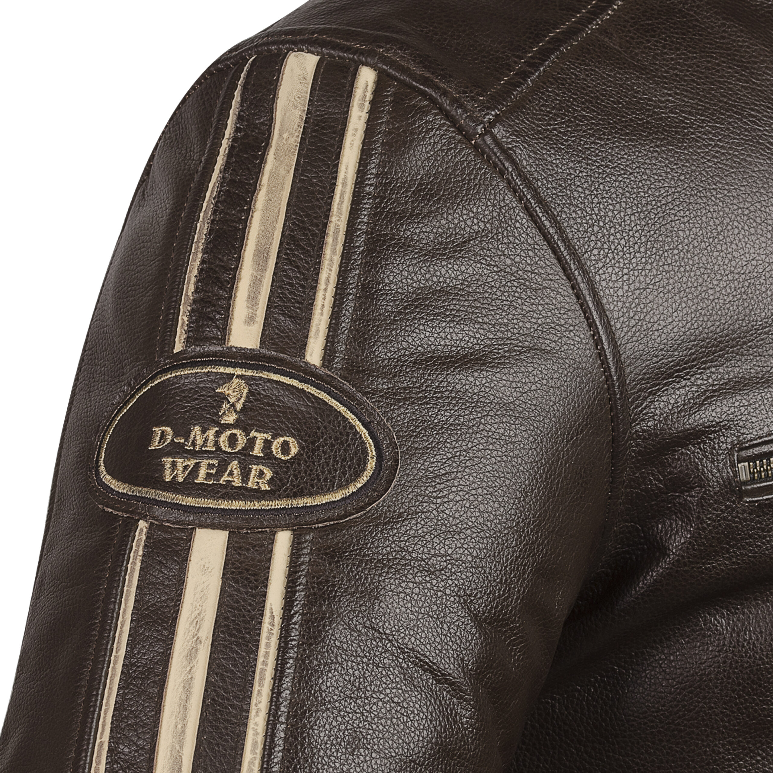 Welfit Stripe Leather Jacket - Image 5