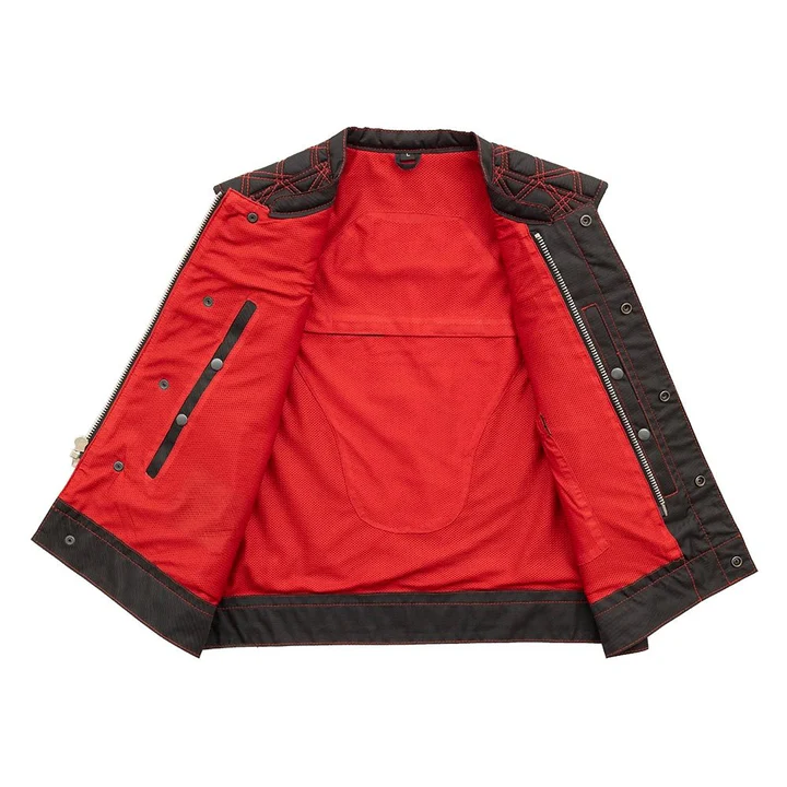 Upside Moto Mesh Men's Motorcycle Vest - Image 3