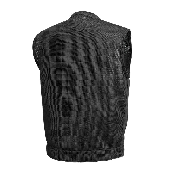 Sharp Shooter Moto Mesh Men's Motorcycle Vest - Image 2