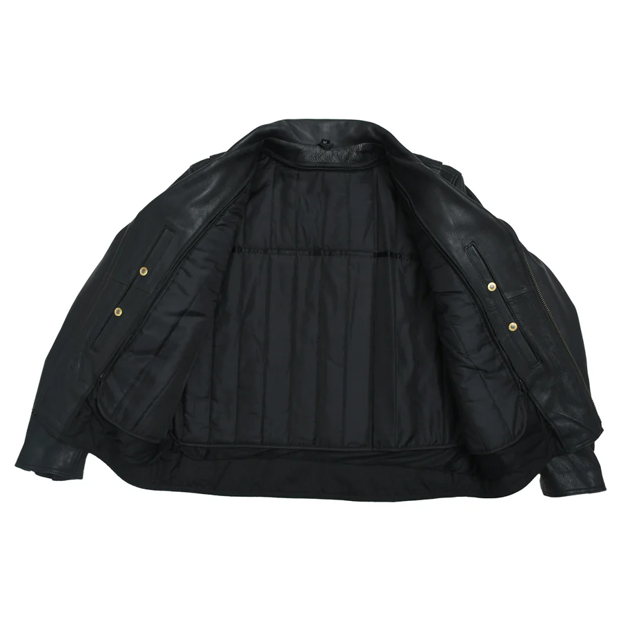 Mastermind Men's Motorcycle Leather Jacket - Image 3