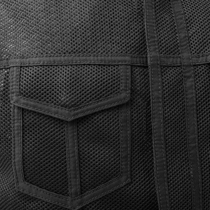Sharp Shooter Moto Mesh Men's Motorcycle Vest - Image 4