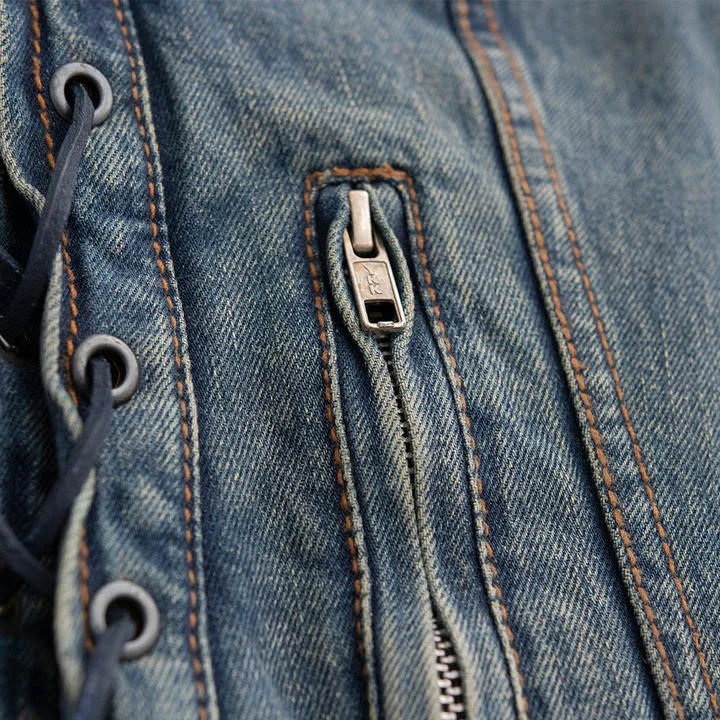 Tiff Women's Motorcycle Denim Vest - Image 4