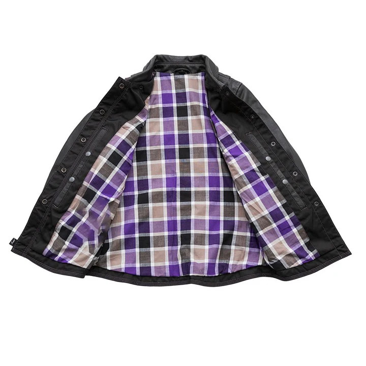 Leela Women's Motorcycle Leather Shirt - Limited Edition - Image 3
