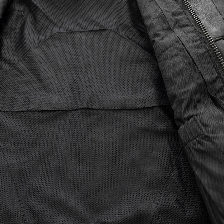 Lowside Men's Motorcycle Leather Vest - Image 4
