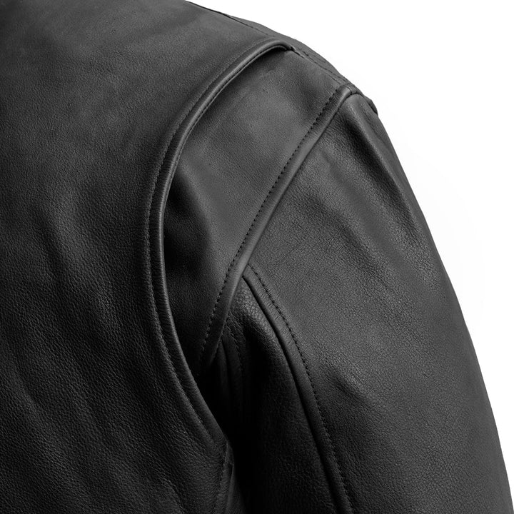 Moto Bomber - Men's Leather Jacket - Image 2